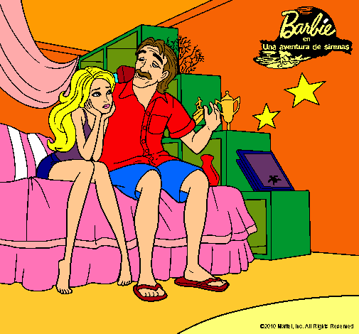 Barbie con su padre