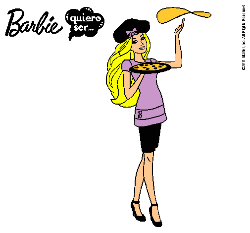 Dibujo Barbie cocinera pintado por ernesotto
