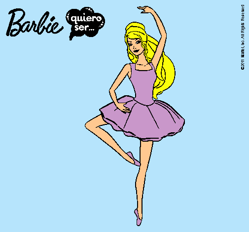Dibujo Barbie bailarina de ballet pintado por Diianiita
