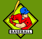 Dibujo Logo de béisbol pintado por tapun