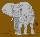 Dibujo Elefante pintado por HJGHJBUBHUHU