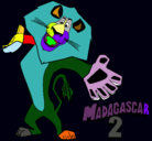 Dibujo Madagascar 2 Alex 2 pintado por supermario