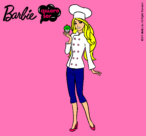 Dibujo Barbie de chef pintado por france_alicia