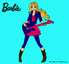 Dibujo Barbie guitarrista pintado por barmaqrtan
