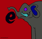 Dibujo Elefante pintado por dahhhbm09
