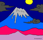 Dibujo Monte Fuji pintado por carmenlatre
