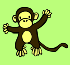 Dibujo Mono pintado por infernape