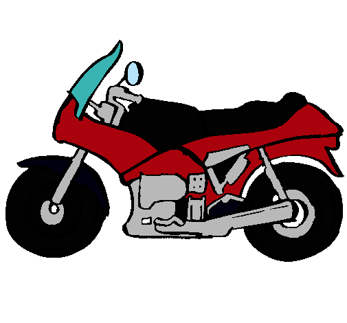 Dibujo Motocicleta pintado por lani