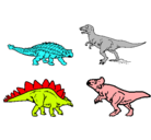 Dibujo Dinosaurios de tierra pintado por yona