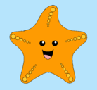 Dibujo Estrella de mar pintado por finiars 