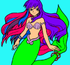 Dibujo Sirena pintado por karenxxitha_23