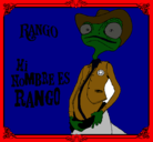 Dibujo Rango pintado por terremoto