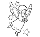 Dibujo Angelito pintado por angelll