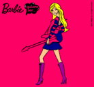 Dibujo Barbie la rockera pintado por marian7