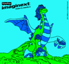 Dibujo Imaginext 9 pintado por horicornio