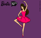 Dibujo Barbie bailarina de ballet pintado por cochinamonon