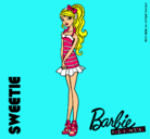 Dibujo Barbie Fashionista 6 pintado por Turquesa