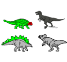 Dibujo Dinosaurios de tierra pintado por dcxgytsucxzs