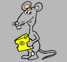 Dibujo Rata 2 pintado por ratosnsito