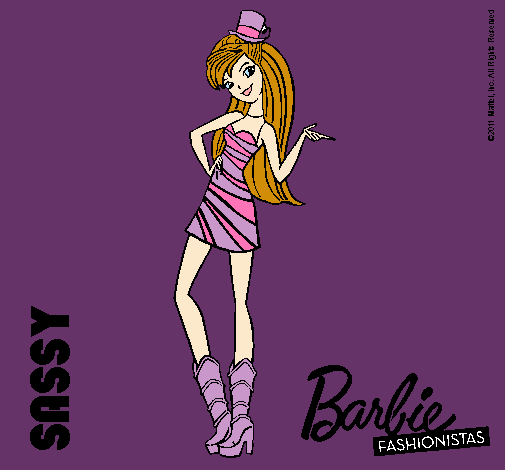 Dibujo Barbie Fashionista 2 pintado por KenBb