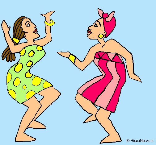 Mujeres bailando