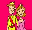Dibujo Príncipe y princesa pintado por DARCY