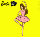 Dibujo Barbie bailarina de ballet pintado por amalia