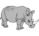 Dibujo Rinoceronte pintado por ameth