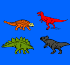 Dibujo Dinosaurios de tierra pintado por sasssssssssd