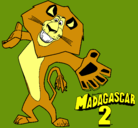 Dibujo Madagascar 2 Alex 2 pintado por usuar