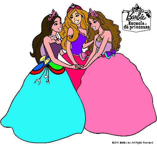 Barbie y sus amigas princesas