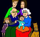 Dibujo Familia pintado por marti1