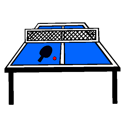 Dibujo Tenis de mesa pintado por lani