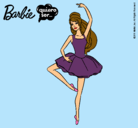 Dibujo Barbie bailarina de ballet pintado por irisss