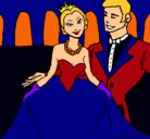 Dibujo Princesa y príncipe en el baile pintado por MAAX4