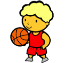 Dibujo Jugador de básquet pintado por roget