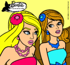 Dibujo Barbie y su amiga pintado por 6525