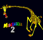 Dibujo Madagascar 2 Melman 2 pintado por prodigy