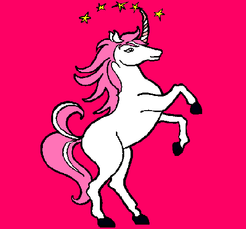 Dibujo Unicornio pintado por nano0z