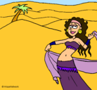 Dibujo Sahara pintado por Monii