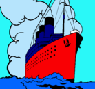 Dibujo Barco de vapor pintado por davidmao
