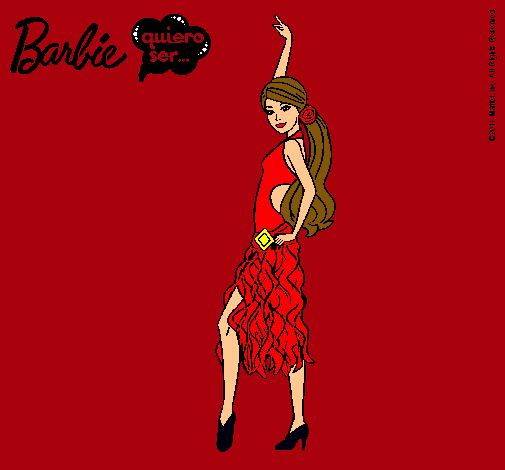 Barbie flamenca