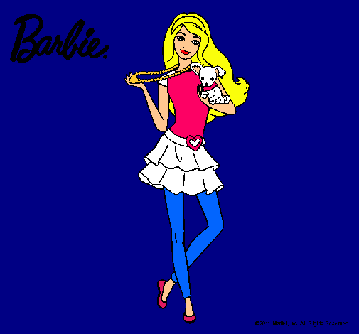 Barbie y su mascota