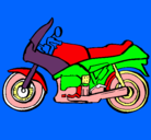 Dibujo Motocicleta pintado por hjfj