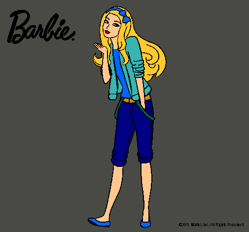 Barbie con look casual