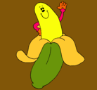 Dibujo Banana pintado por IRISHELL