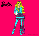 Dibujo Barbie rockera pintado por Romina18