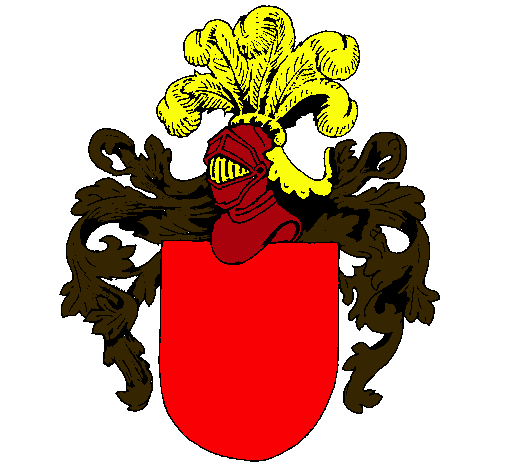 Escudo de armas y casco