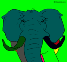 Dibujo Elefante africano pintado por VICENTE6