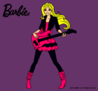 Dibujo Barbie guitarrista pintado por PQLLOHGDSSFG